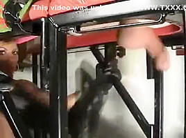 boxing and kicking balls while cums
