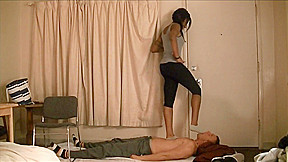 ebony socks and shoes trampling
