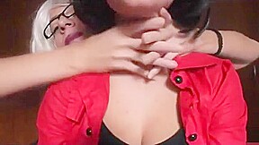 from behind