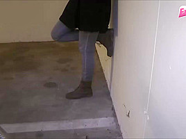 german skinny junkee teen 18+ smoke and fuck in public