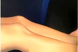 lucky twink receives A Footjob From A ladyboy
