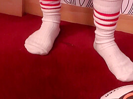 teen 18+ Ladyboy in England Jersey Gets Fucked in Bed until Orgasm
