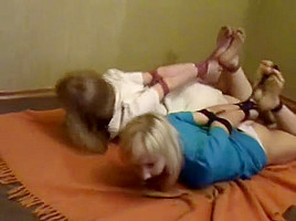 two girls hogtied3